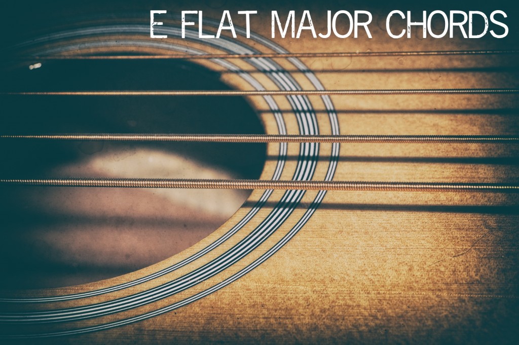 Eb Major Diatonic Guitar Chord chart