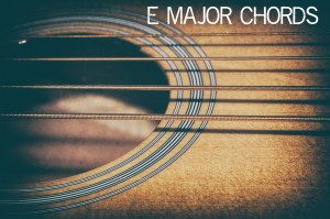 E major diatonic guitar chord chart